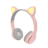 AUDÍFONO DIADEMA BLUETHOOTH PARA NIÑOS CATTO ROSA AUDÍFONO DIADEMA BLUETHOOTH PARA NIÑOS CATTO ROSA